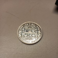 ISRAEL JEWISH "Shabbat" STATE MEDAL 37mm 26g STERLING SILVER