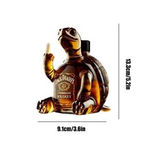Turtle Whiskey Bottle 2025 Unique Animal Glass Whiskey Bottle Decanter