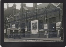 East Ham Railway Station, Essex, RP Modern Postcard :Buy 2 Get 1 FREE