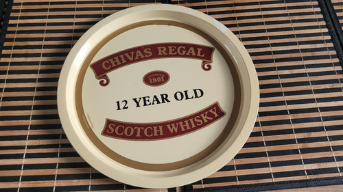Tin tray chivas regal year - tin, 12