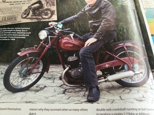 James comet 98cc motorcycle - 98cc,