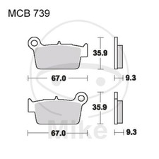 Brake Pads Offroad TRW Lucas