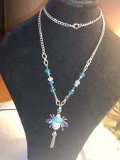 Glass Beads Large Bee Drop Dangle