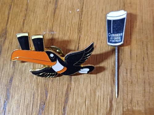 Guinness duo toucan badge - guinness, &