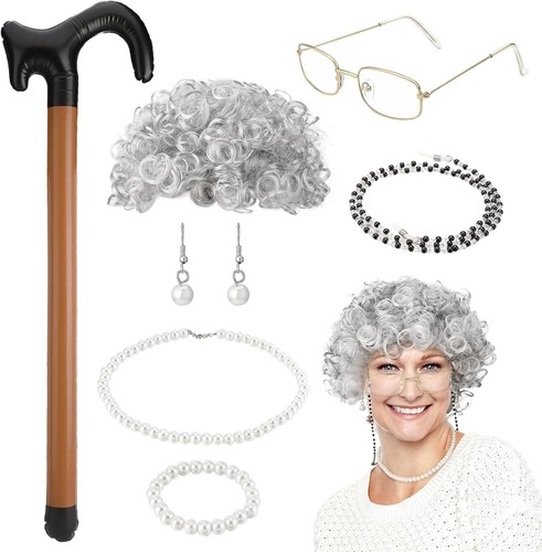 Pcs old lady fancy dress - pcs,