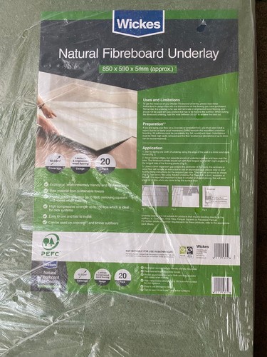 Wickes natural fibreboard - natural,