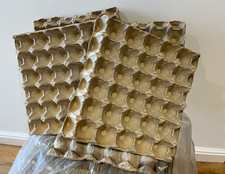 10 X NEW GREY EGG TRAYS HOLDS
