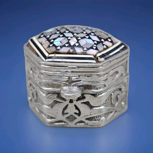 Egyptian hexagonal silver - hexagonal,