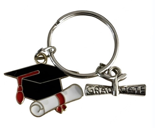 Graduation keyring various - graduation, keyring,