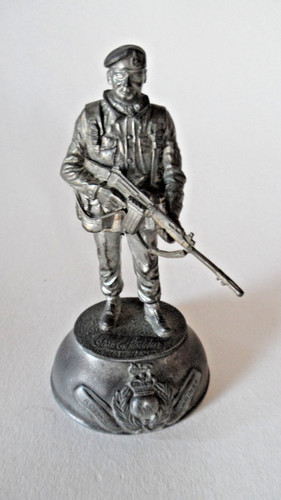 Pewter royal marine commando - marine,