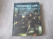 TOMORROWS WAR SCI FI  WARGAMES RULES RPG BOOK HB HC