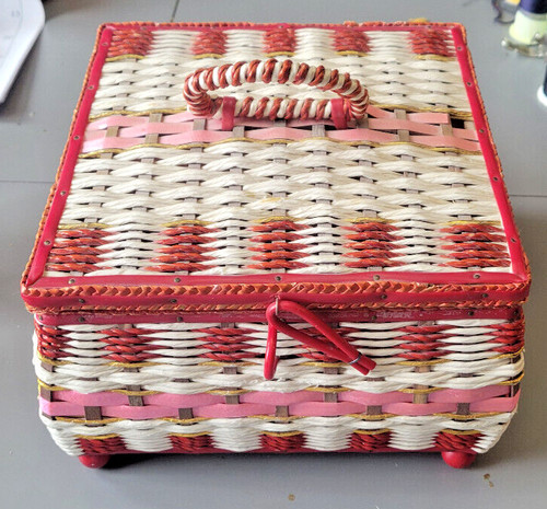 Vintage woven musical sewing - musical,