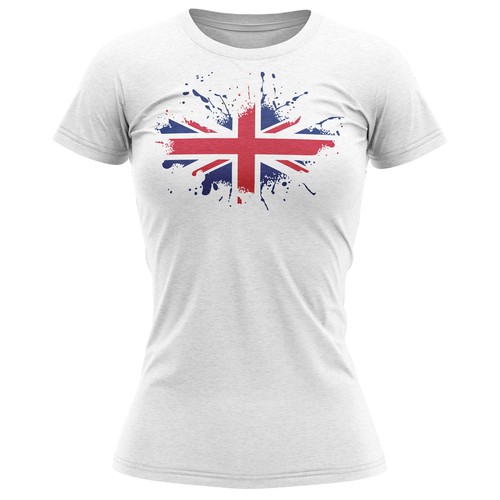 Union jack paint - paint, splatter