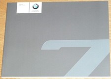BMW 7 SERIES (F01) RANGE LUXURY 114 PAGE BROCHURE 2009 (740i 750i 730d) ENGL EXC