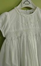 Girls Christening Gown White Age 6 Months Sarah Louise