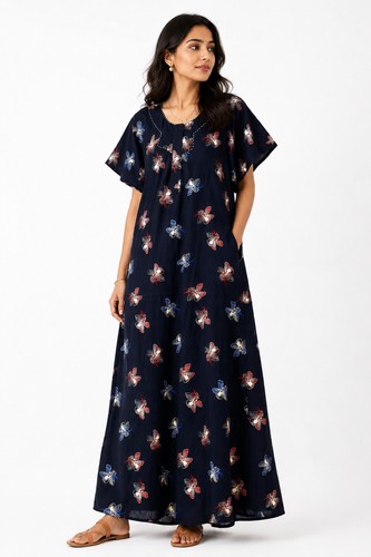 Indian night dress cotton - indian,