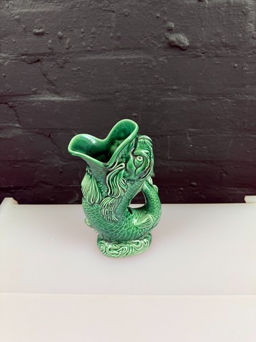 Wedgwood green majolica gurgle - majolica,