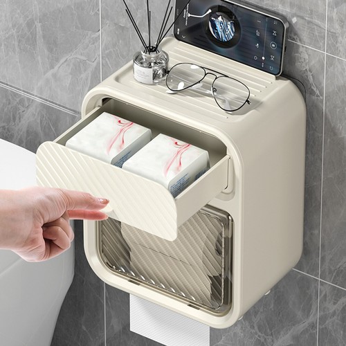 Bathroom toilet roll holder - toilet,