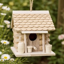 Cork Bird House Hanging Garden