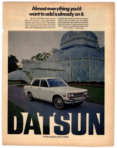 Datsun 510 sedan vintage - sedan,