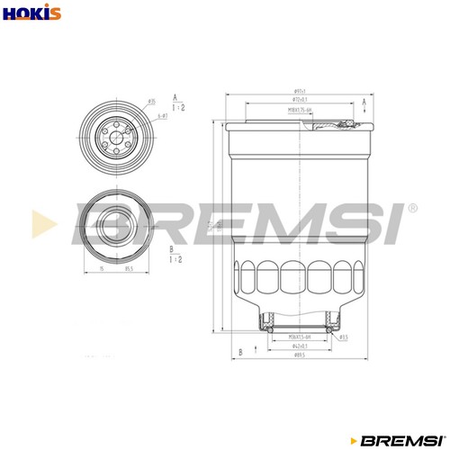Fuel filter fe0799 - filter,