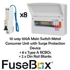 Fusebox - 10 Way 100A Main