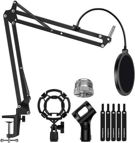 Microphone stand set with - microphone,