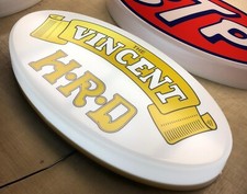 Vincent illuminated wall sign - wall,