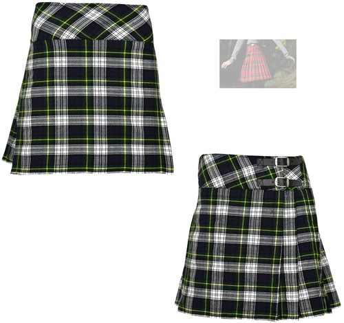 Ladies knee length kilt skirt - ladies,