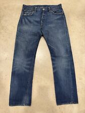 LEVIS 555 LVC 1947 501XX 34X34 SELVEDGE JEANS USA SAN FRANCISCO FACTORY FADE