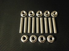 Vauxhall stainless steel exhaust manifold studs and flange nut kit 93 onwards