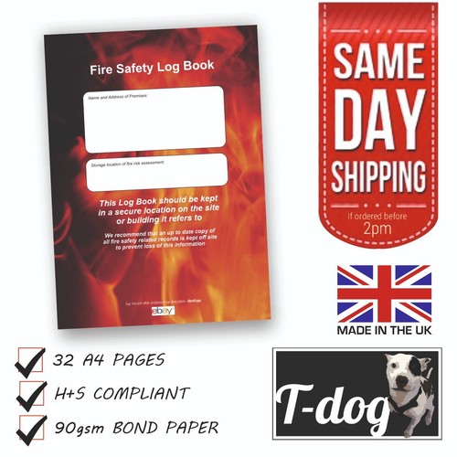Fire safety log book - fire,