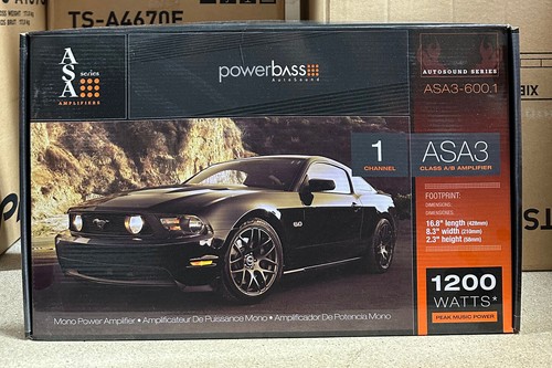 Powerbass car amp - car, amplifer