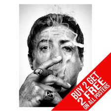 SYLVESTER STALLONE SMOKING