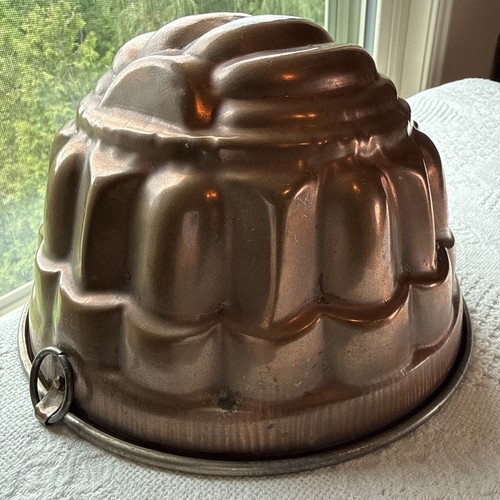 Antique copper pudding - antique,