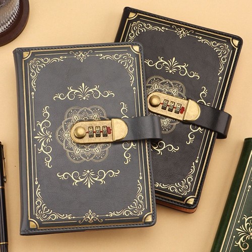 Notebook leather password - leather,