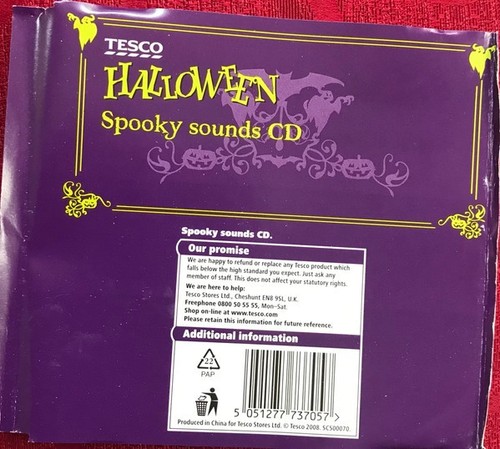 Tesco halloween spooky sounds - tesco,