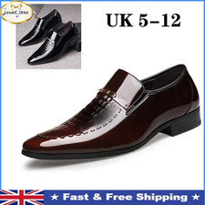 Mens formal shiny - uk, patent