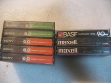 Vintage cassette tapes - cassette, sony
