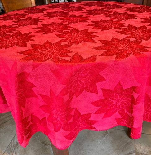 Red poinsettia christmas - red,