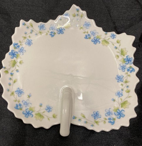 Limoges french pottery leaf - french,