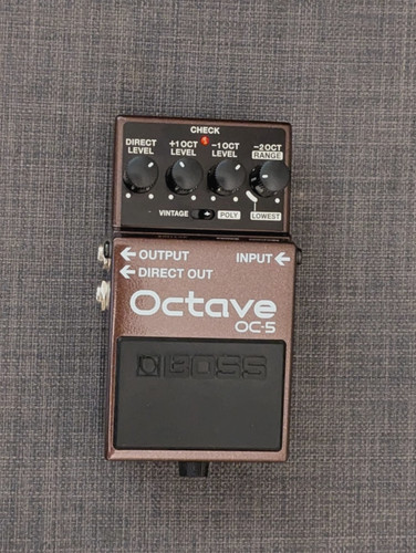 Boss octave pedal for - boss, oc-5