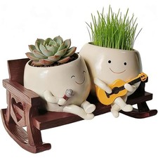 Smily Face Planter Pot, Cute
