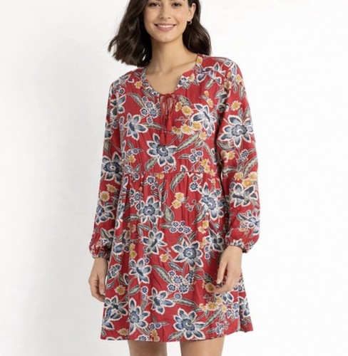 Old navy babydoll red floral - navy,
