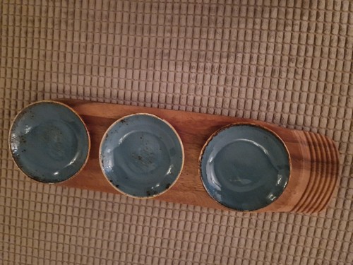 Wooden board with tapas - wooden,