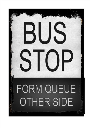 Vintage style bus stop - ,