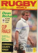 RUGBY WORLD MAGAZINE JUNE 1991