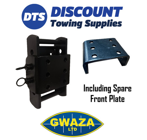Black towbar trailer ton - black,