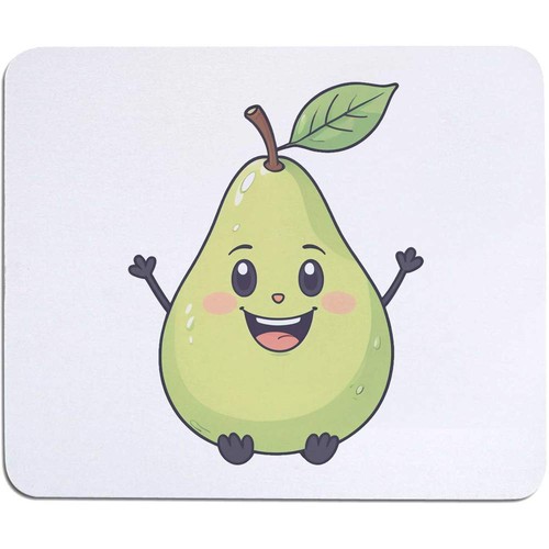 Happy pear mouse mat - 'happy,