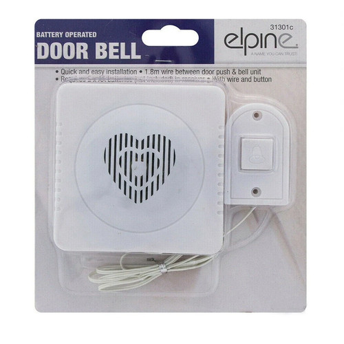 Wired doorbell chime with - wired,